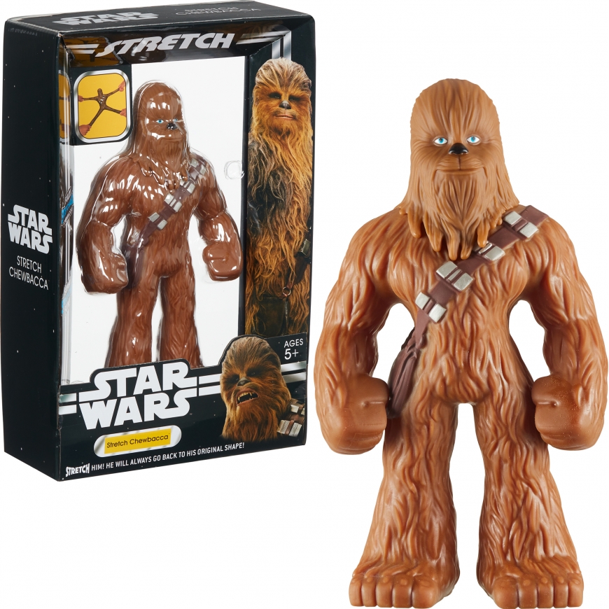 Stretch Star Wars Chewbacca figure, 21 cm