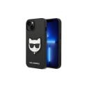 Case Karl Lagerfeld KLHCP14LSAPCHK "iPhone 14 Pro 6.1" hardcase black/Black Saffiano Choupette Head Patch Case Karl Lagerfeld KLHCP14LSAPCHK "iPhone 14 Pro 6.1" hardcase black/Black Saffiano Choupette Head Patch
