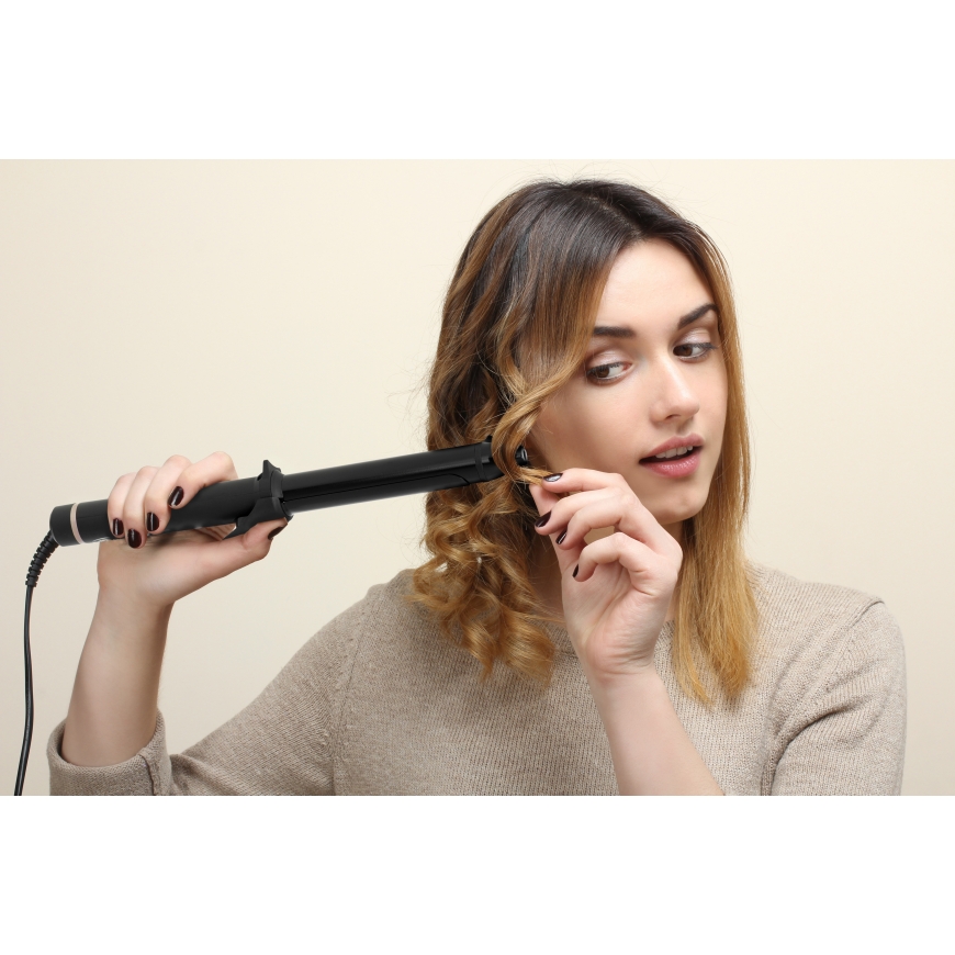Adler Curling Iron AD 2115 Barrel diameter 25 mm, Temperature (max) 200 °C, Black – 5