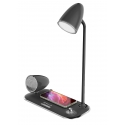 Tellur Nostalgia Wireless Desk Charger, Bluetooth Speaker, Desk Lamp black Tellur Nostalgia Wireless Desk Charger, Bluetooth Speaker, Desk Lamp black