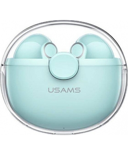 Headphones Usams BU12 TWS, green
