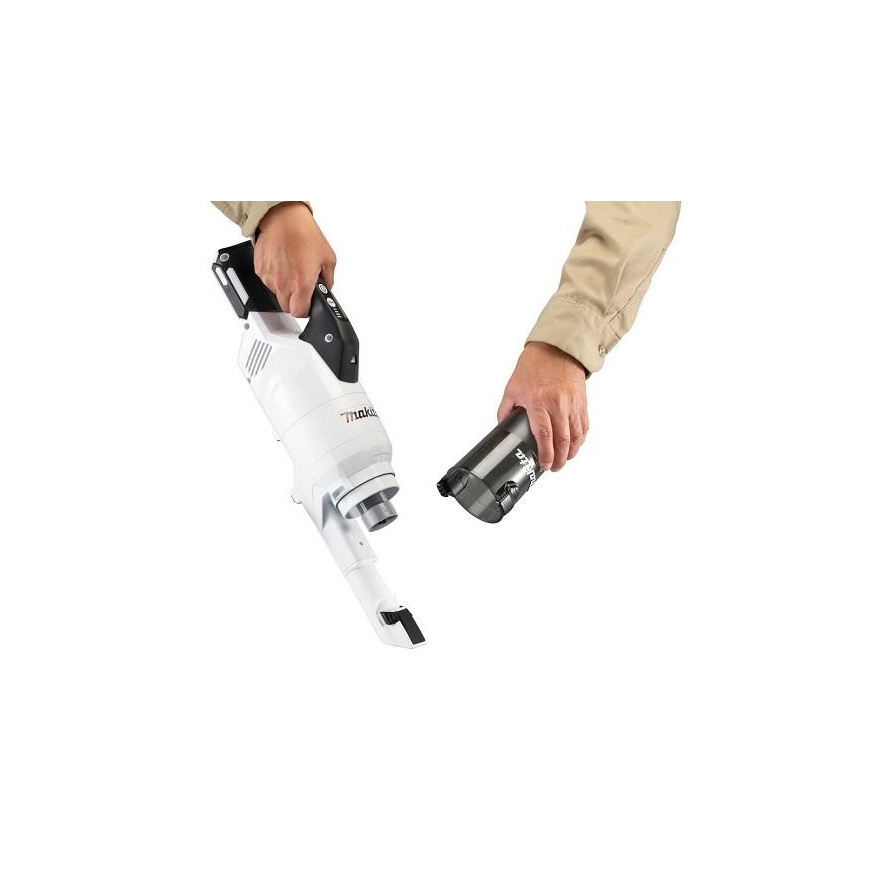 Makita CL003GZ10 Akumuliatorinis dulkių siurblys 40V XGT, 120W, cikloninis, Be akumuliatorių ir kroviklio! Balts – 2