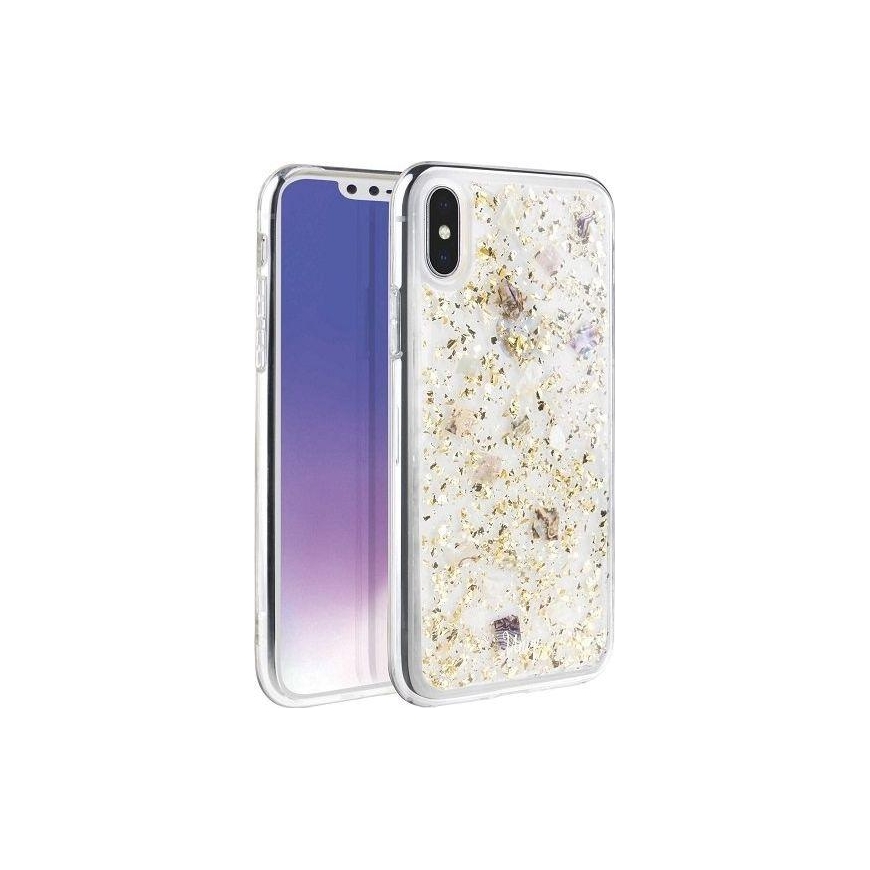 Case Uniq UNIQ etui Lumence Clear iPhone Xs Max zloty/champagne gold