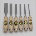 Kirschen Firmer Chisel Set 6 pcs 1111 SB in display case 1111000 Kirschen Firmer Chisel Set 6 pcs 1111 SB in display case 1111000