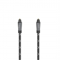 Hama 00205140 garso kabelis 3 m TOSLINK Juoda, Pilka