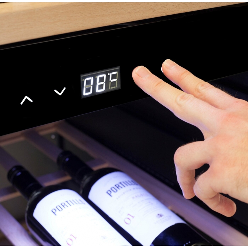 Caso WineExclusive 38 Smart Kompressori viininjäähdytin Vapaasti seisova Musta 38 pullo(a) – 5