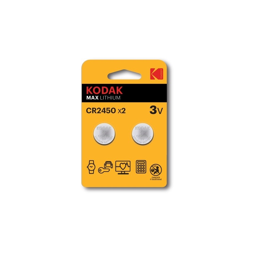 Kodak CR2450 vienreiz lietojams litija akumulators