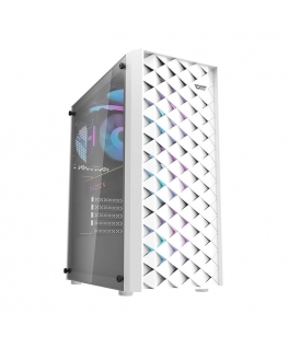 Darkflash DK351 computer case + 4 fans (white)