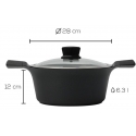 Induction pot with lid Zyle ZY3028PT Induction pot with lid Zyle ZY3028PT
