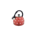 WHISTLING KETTLE RED COLOR BODY WITH WHITE DOTS - 2.0L KH 1049 WHISTLING KETTLE RED COLOR BODY WITH WHITE DOTS - 2.0L KH 1049
