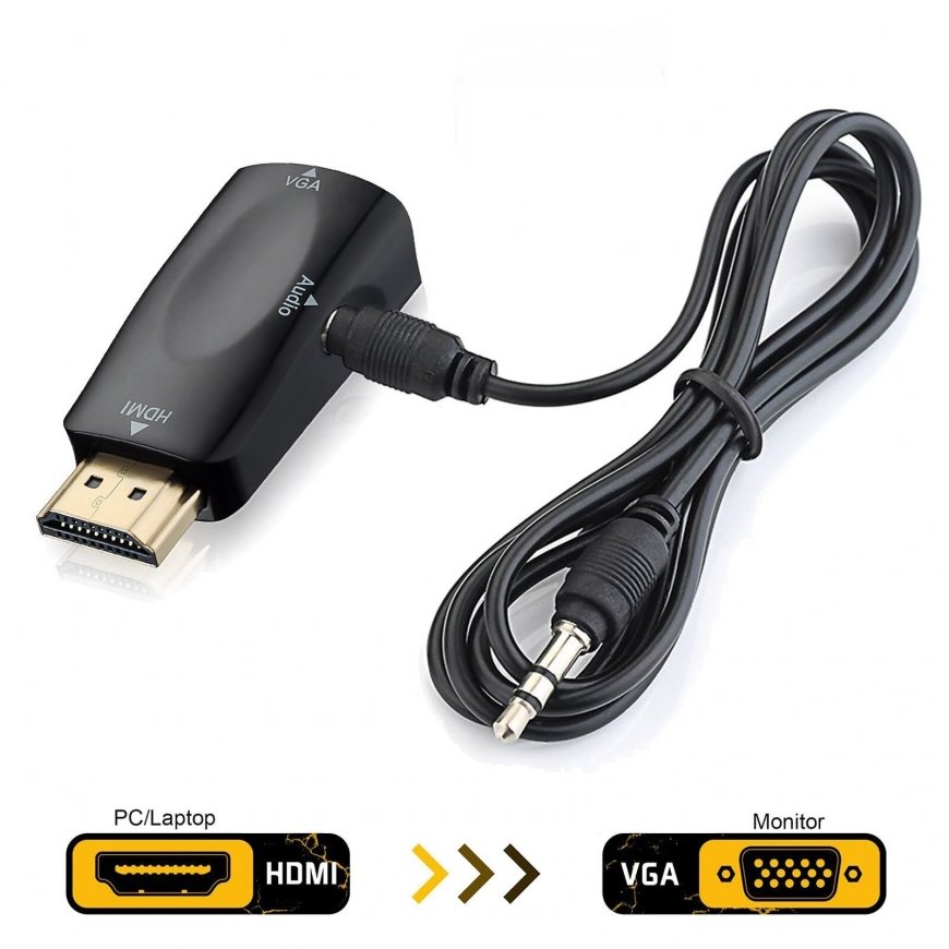 RoGer HDMI uz VGA (+ Audio)