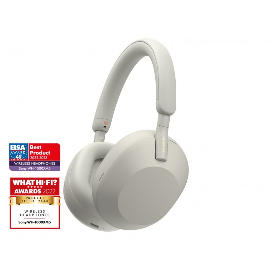 Sony WH-1000XM5 Kõrvaklapp Juhtmega ühendatud & juhtmevaba Peavõru Kõned/muusika Bluetooth Hõbe – 7