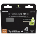 Įkraunamos baterijos Panasonic ENELOOP Pro BK-3HCDEC4BE , 2500 mAh, 500 (4xAA) dėžutėje