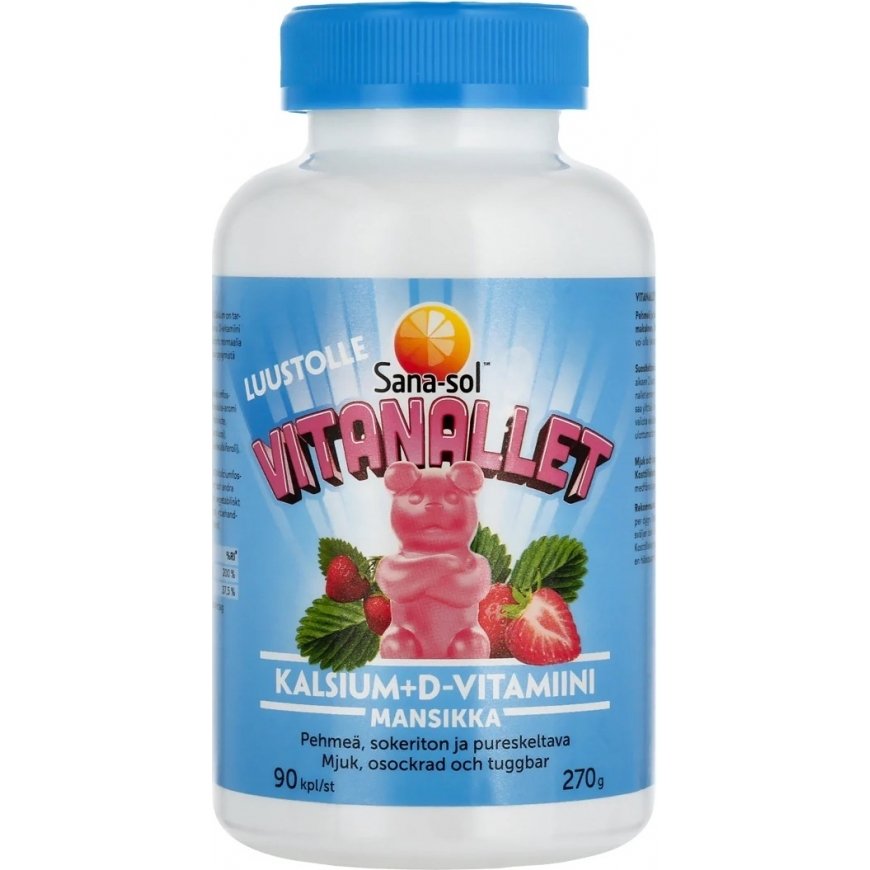 Sana-sol Vitanallet Calcium + vitamin D