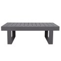Coffee table FLUFFY 133x73,5xH42cm, grey Coffee table FLUFFY 133x73,5xH42cm, grey