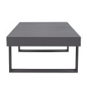 Coffee table FLUFFY 133x73,5xH42cm, grey Coffee table FLUFFY 133x73,5xH42cm, grey