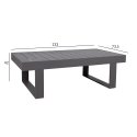 Coffee table FLUFFY 133x73,5xH42cm, grey Coffee table FLUFFY 133x73,5xH42cm, grey