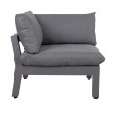 Modular sofa FLUFFY corner, grey