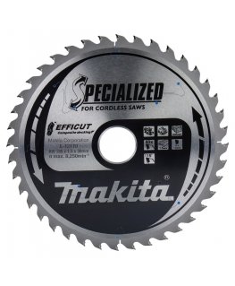 Makita E-12170 T.C.T. pjūklas 185X1.5X30mm 15° T40 EFFICUT klijuotoms plokštėms
