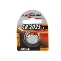 Ansmann CR 2025 Vienreizējas lietošanas baterija CR2025 Litija jons Ansmann CR 2025 Vienreizējas lietošanas baterija CR2025 Litija jons