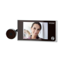 Orno Electronic 3.5 Inch LCD Door Viewfinder Wide Angle Lens Battery Powered Silver