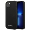 Case Karl Lagerfeld KLHCP13SSLMP1K iPhone 13 mini 5.4 inch hardcase black/black silicone plate