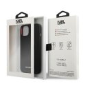 Dėklas Karl Lagerfeld KLHCP13SSLMP1K iPhone 13 mini 5,4 colių hardcase juoda/juoda silikoninė plokštelė