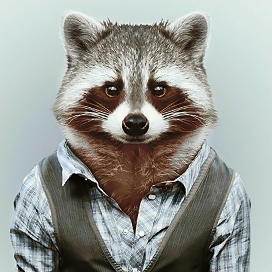 Beldizart SALE (discontinued) Mr Raccoon 38