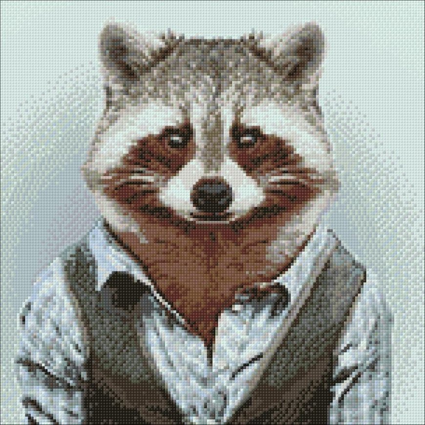 Beldizart IŠPARDAVIMAS (nebegaminamas) Mr Raccoon 38 х 38 cm WD257 – 2