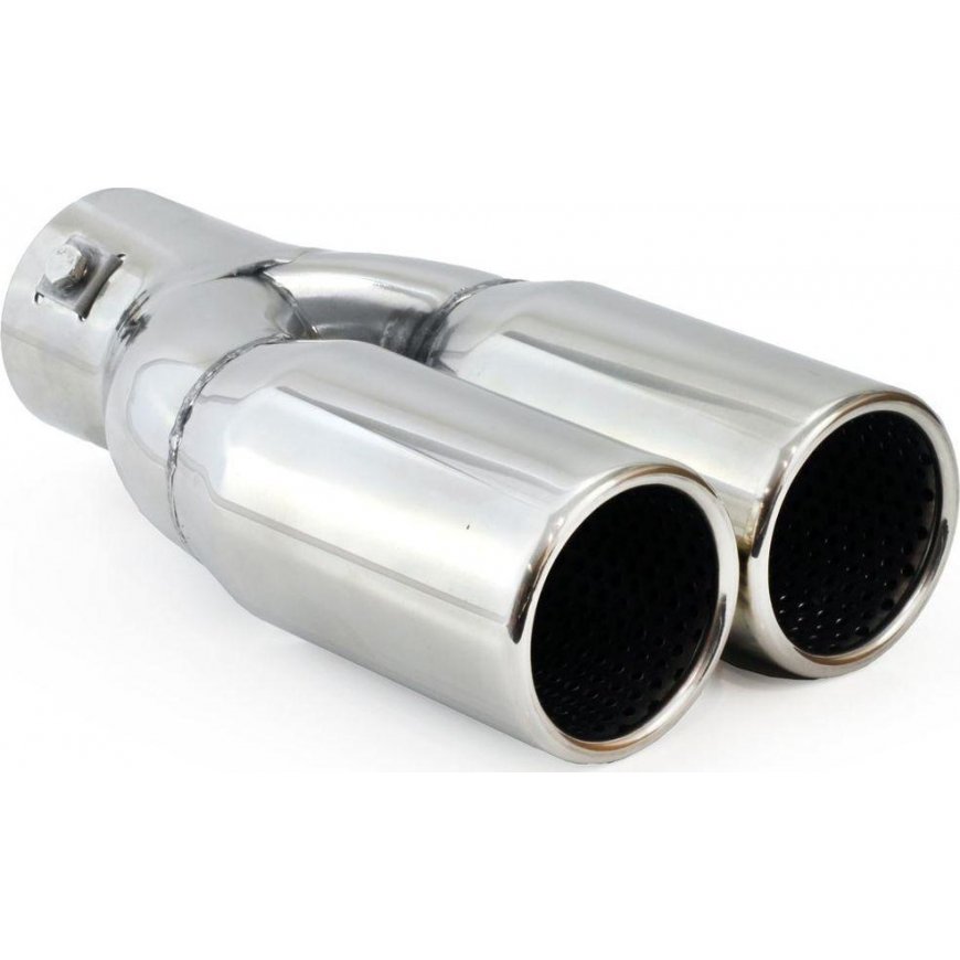 The exhaust muffler tip is made of stainless steel amio mt 004 chrome – 4