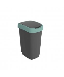 Garbage bag Rotho Twist 25L black dark green