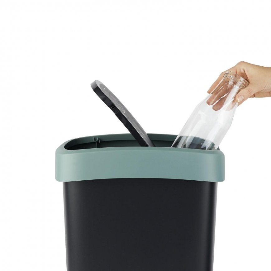Šiukšlių krepšys Rotho Twist 25L juodai tamsiai žalias – 2