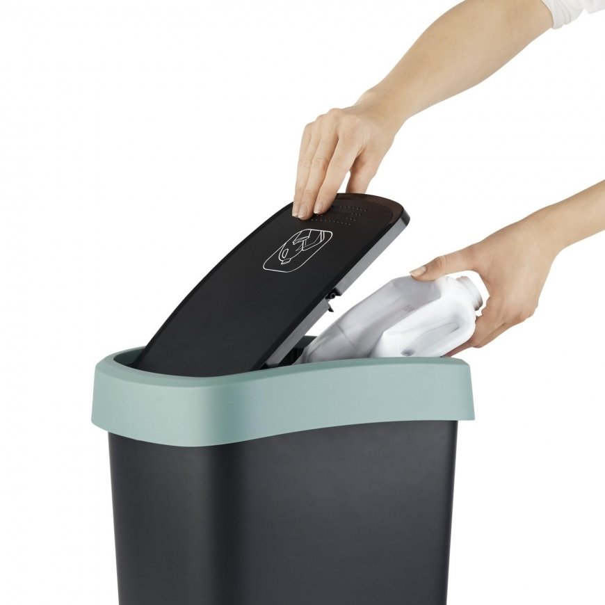 Šiukšlių krepšys Rotho Twist 25L juodai tamsiai žalias – 3