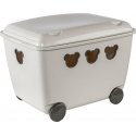 Indelis žaislams 55L BranQ Teddy baltas Indelis žaislams 55L BranQ Teddy baltas