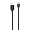 Cable USB to Lightning XO NB143, 1m (black) Cable USB to Lightning XO NB143, 1m (black)
