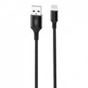 Cable USB to Lightning XO NB143, 1m (black) Cable USB to Lightning XO NB143, 1m (black)