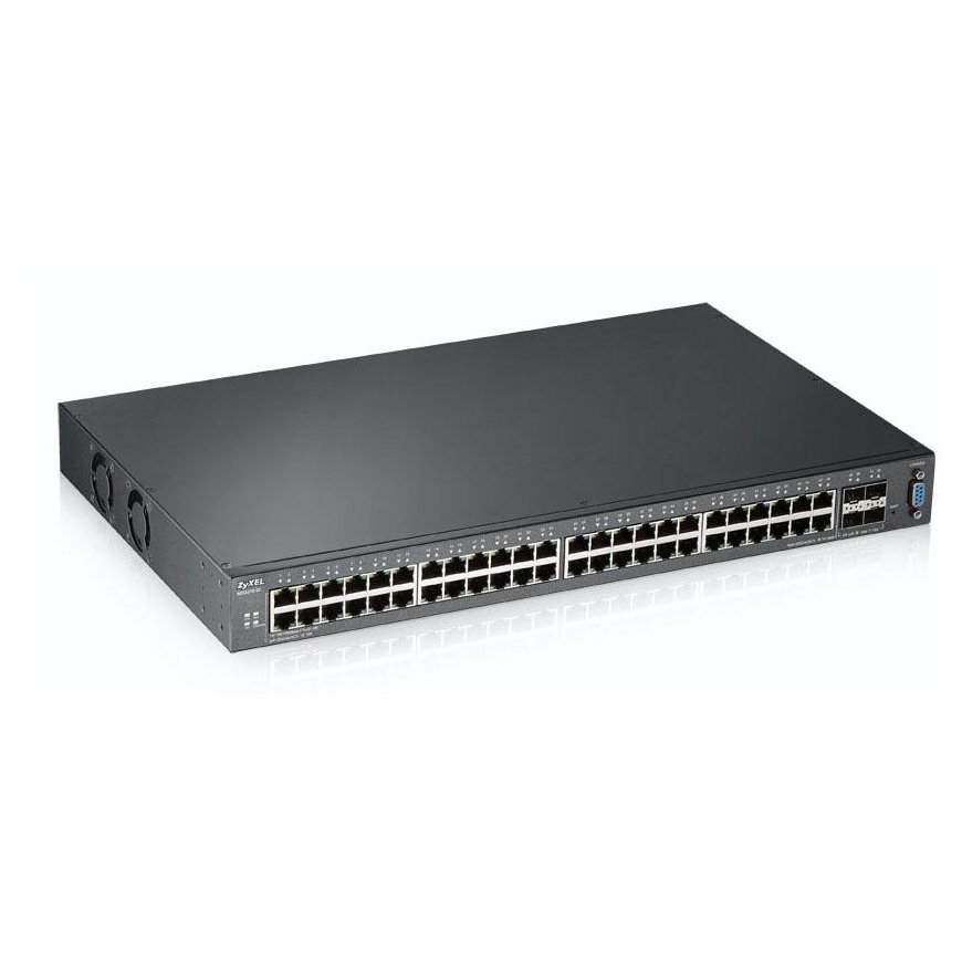 Šakotuvas ZYXEL XGS2210-52, 48 PORT GIGABIT L2 MANAGED SWITCH, 4X 10G – 2