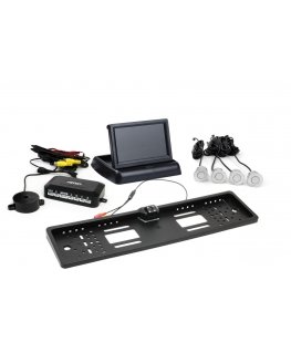 Amio Parking sensor kit tft02 4.3 inch with camera hd-402-led 4 sensors silver