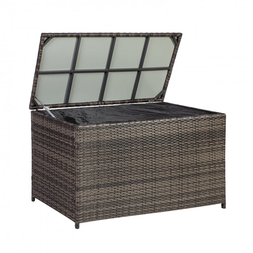 Spilvenu kaste WICKER 122x52xH62cm, tumði brûns – 2