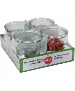 WECK Sturzglas 0,5l 4er Pack