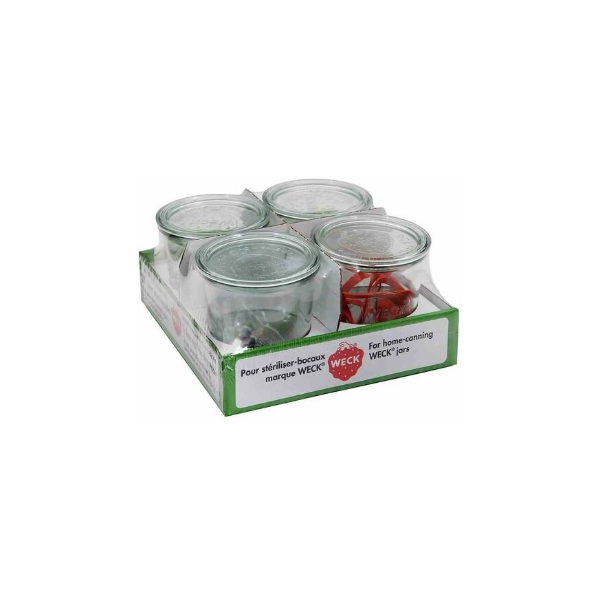 WECK Sturzglas 0,5l 4er Pack