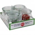 WECK Sturzglas 0,5l 4er Pack WECK Sturzglas 0,5l 4er Pack