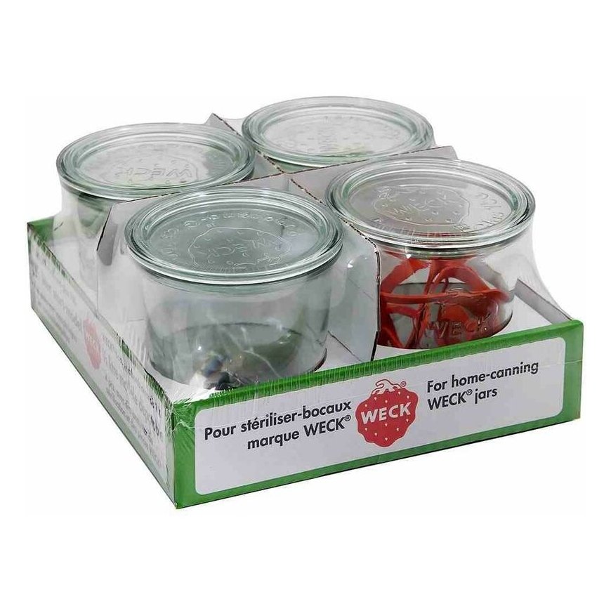 WECK Sturzglas 0,5l 4er Pack – 2