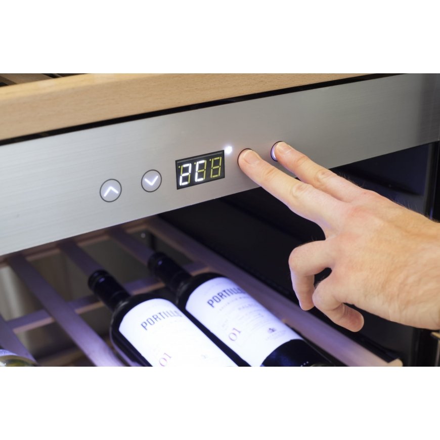 Caso WineChef Pro 40 Kompressori viininjäähdytin Vapaasti seisova Ruostumaton teräs 40 pullo(a) – 4