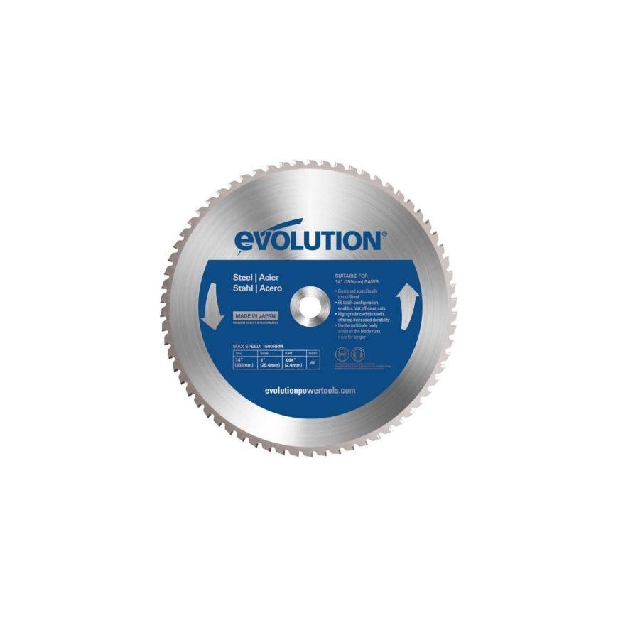 Evolution pjovimas diskas plienui 355mm 66T – 2