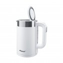 Steba WK 11 electric kettle 1.7 L 2200 W Stainless steel, White