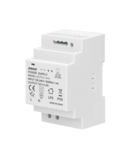Orno Power supply for DIN rail 12VDC, 4.5A, 54W, 3 modules wide