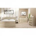 Topeshop M2 SONOMA nightstand/bedside table 2 drawer(s) Oak Topeshop M2 SONOMA nightstand/bedside table 2 drawer(s) Oak