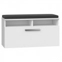 Topeshop RIVA SZAFKA BIEL shoe organizer Closed White Topeshop RIVA SZAFKA BIEL shoe organizer Closed White