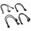 Akasa 4 Pin - 4 Pin x2, Black (AK-CBFA04-KT04) Akasa 4 Pin - 4 Pin x2, Black (AK-CBFA04-KT04)